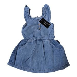 Little Bipsy Flutter Sleeve Dress